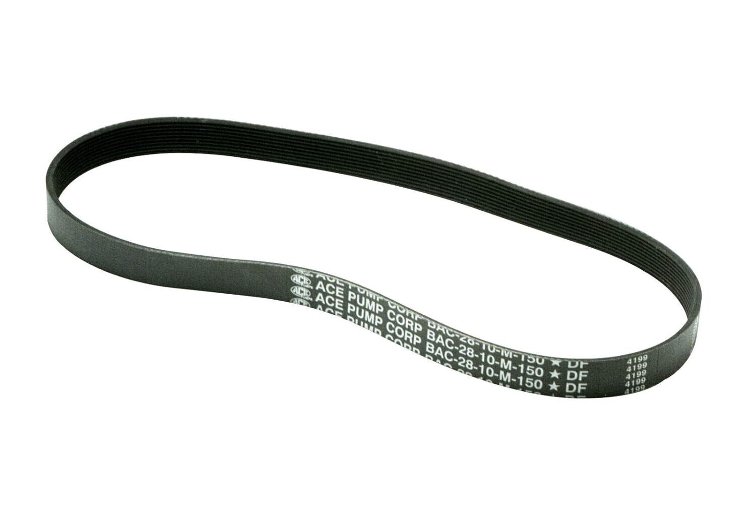 Ace Pump Poly Belt with 10 Grooves Fits PTOC-150-1000 Pump BAC-28-10M-150