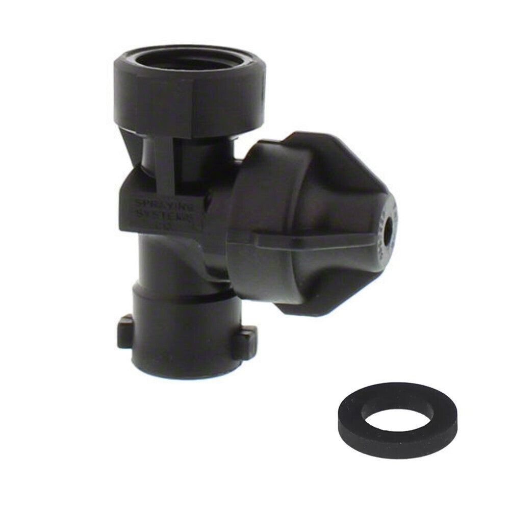 Quick TeeJet Adapter 11/16" FPT to Quick Cap with Diaphragm Check Valve