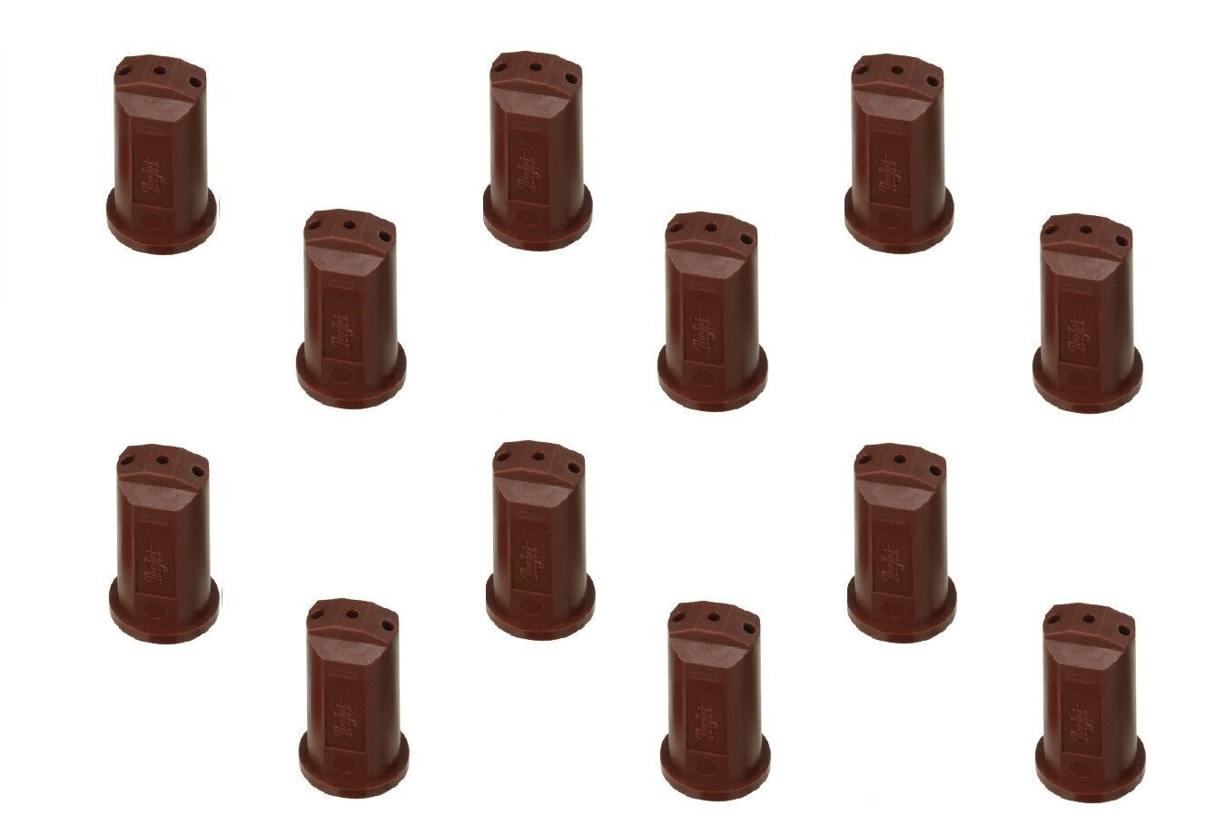 Pack of 12 - TeeJet Stream-Jet SJ-3 3-Stream Outlet Spray Tip 0.50 GPM @ 40 PSI
