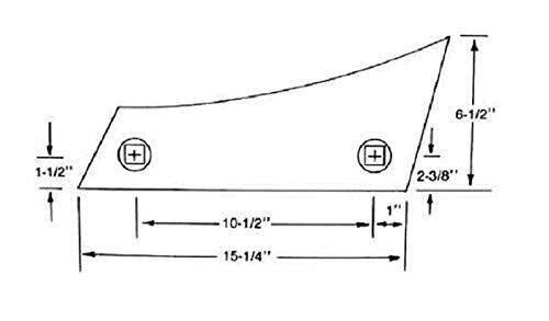 Plow Shin Bottom EXB-16 Series 16" Bottom Size WCA16