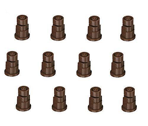 Pack of 12 - TeeJet Polymer Wide Angle Spray Tips Rated 0.5 GPM @ 40 PSI