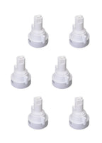 Pack of 6 - TeeJet Air Induction Flat Spray Tip White 110° Polymer Visiflo