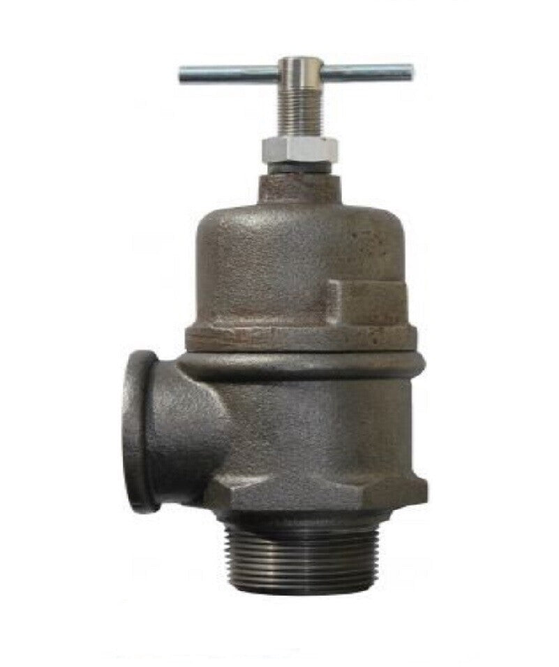 Pressure Relief Cast Iron Valve 1-1/4" BSP Male x 1-1/4" BSP Female 2070-4