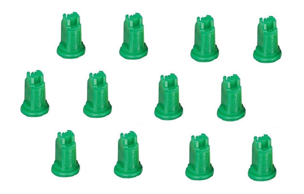 Pack of 12 - TeeJet Air Induction XR Flat Spray Tips Green 110° 0.15 GPM @ 40PSI