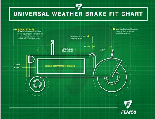 Heat Houser Weatherbrake Side Entry Below 25 HP Tractor w/ Vinyl Curtain