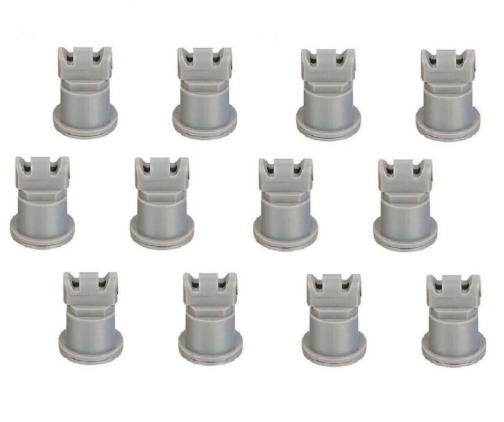 Pack of 12 - TeeJet AI Turbo TwinJet Gray Flat Spray Tip Rated 0.6 GPM @ 40 PSI