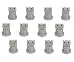 Pack of 12 - TeeJet AI Turbo TwinJet Gray Flat Spray Tip Rated 0.6 GPM @ 40 PSI