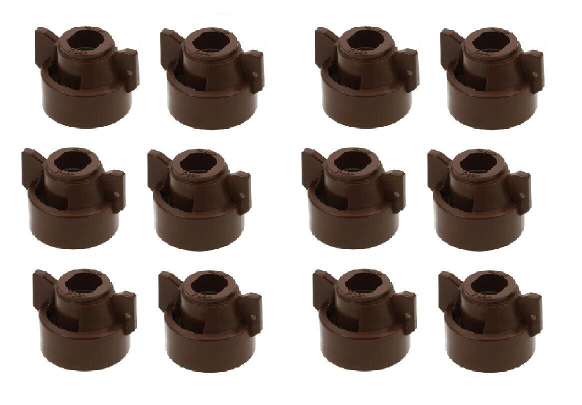 Pack of 12 - Quick TeeJet Brown Nylon Cap For TJ60, AI, SJ3 & More Style Tips