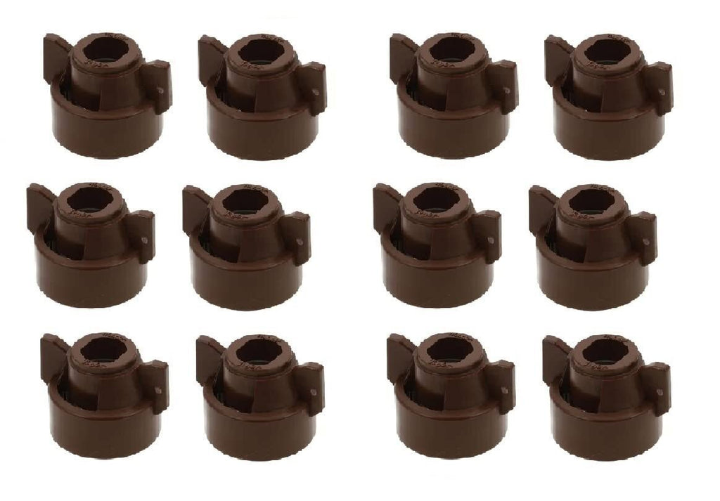 Pack of 12 - Quick TeeJet Brown Nylon Cap For TJ60, AI, SJ3 & More Style Tips