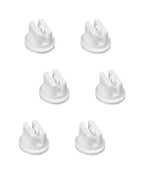 Pack of 6 - TeeJet Flat Spray Tips White 110° Polymer Visiflo TP11008VP