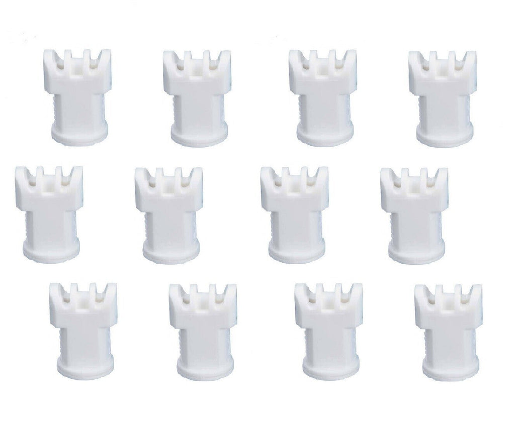Pack of 12 - TeeJet AI Turbo TwinJet White Flat Spray Tip Rated 0.8 GPM @ 40 PSI