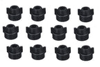 Pack of 12 - Quick TeeJet Black Nylon Cap For TJ60, AI, SJ3, DGTJ & More