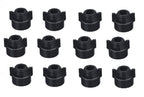 Pack of 12 - Quick TeeJet Black Nylon Cap For TJ60, AI, SJ3, DGTJ & More