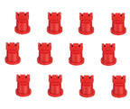 Pack of 12 - TeeJet AI Turbo TwinJet Red Flat Spray Tip Rated 0.5 GPM @ 40 PSI