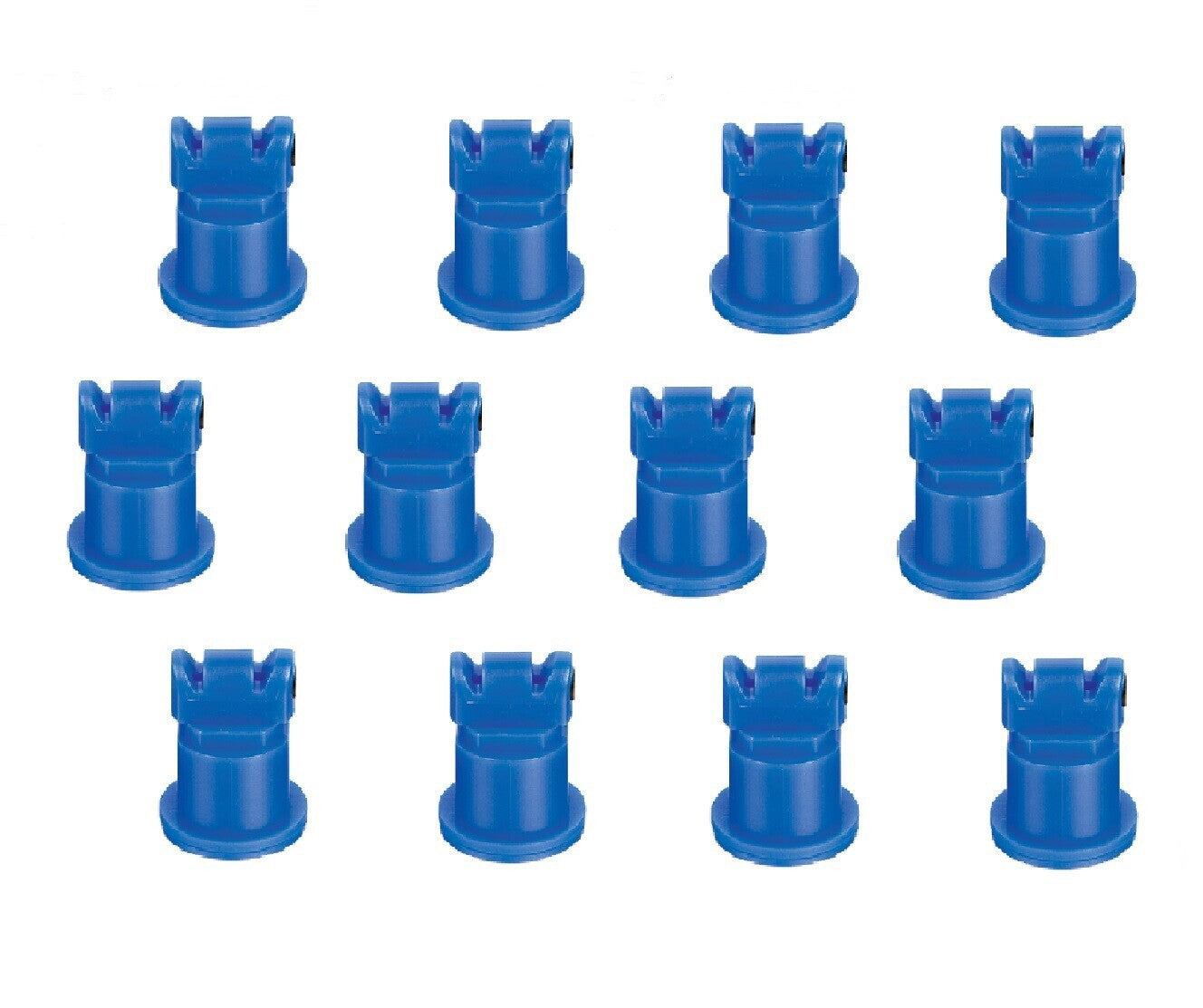 Pack of 12 - TeeJet AI Turbo TwinJet Blue Flat Spray Tip Rated 0.3 GPM @ 40 PSI