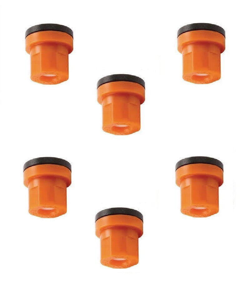 Pack of 6 - TeeJet TXR ConeJet Hollow Cone Nozzle Spray Tips 0.20 GPM @ 40 PSI