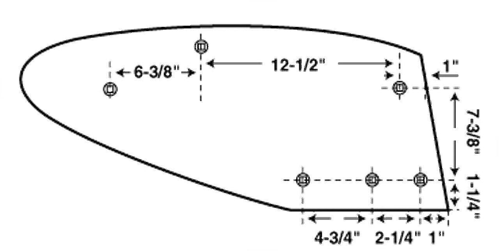 Moldboard For A Super Chief - HS - 14" Bottom Series (Harware not Included)