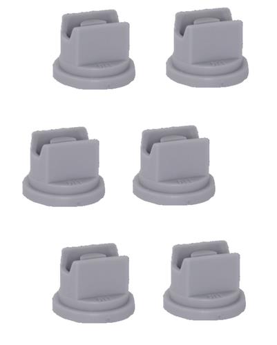 Pack of 6 - Greenleaf Spraymax Extended Range Gray Spray Tip 80° SMP8006