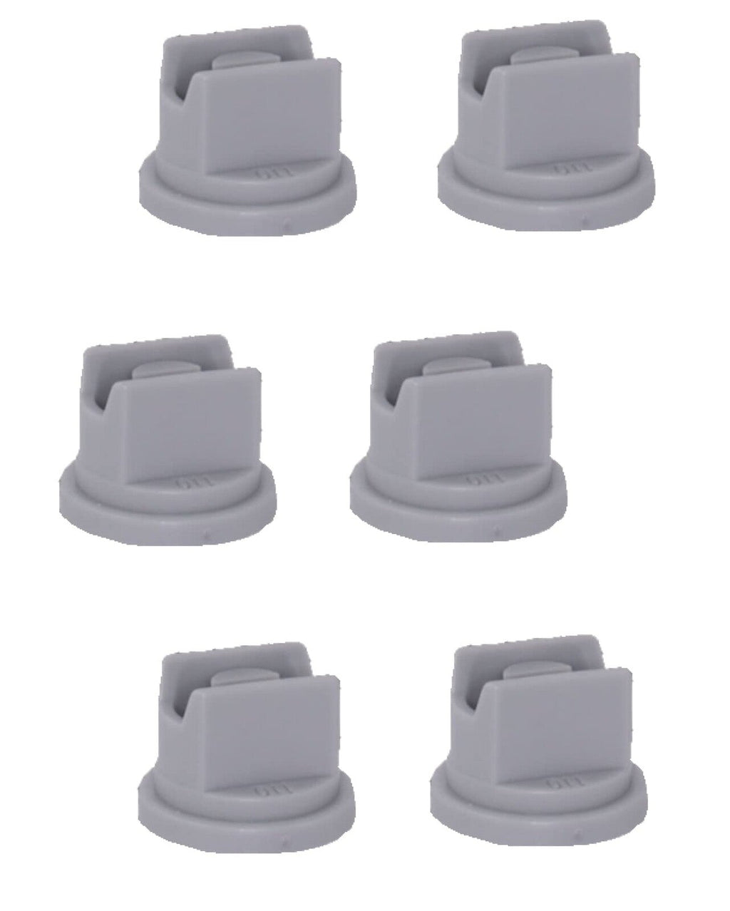 Pack of 6 - Greenleaf Spraymax Extended Range Gray Spray Tip 80° SMP8006