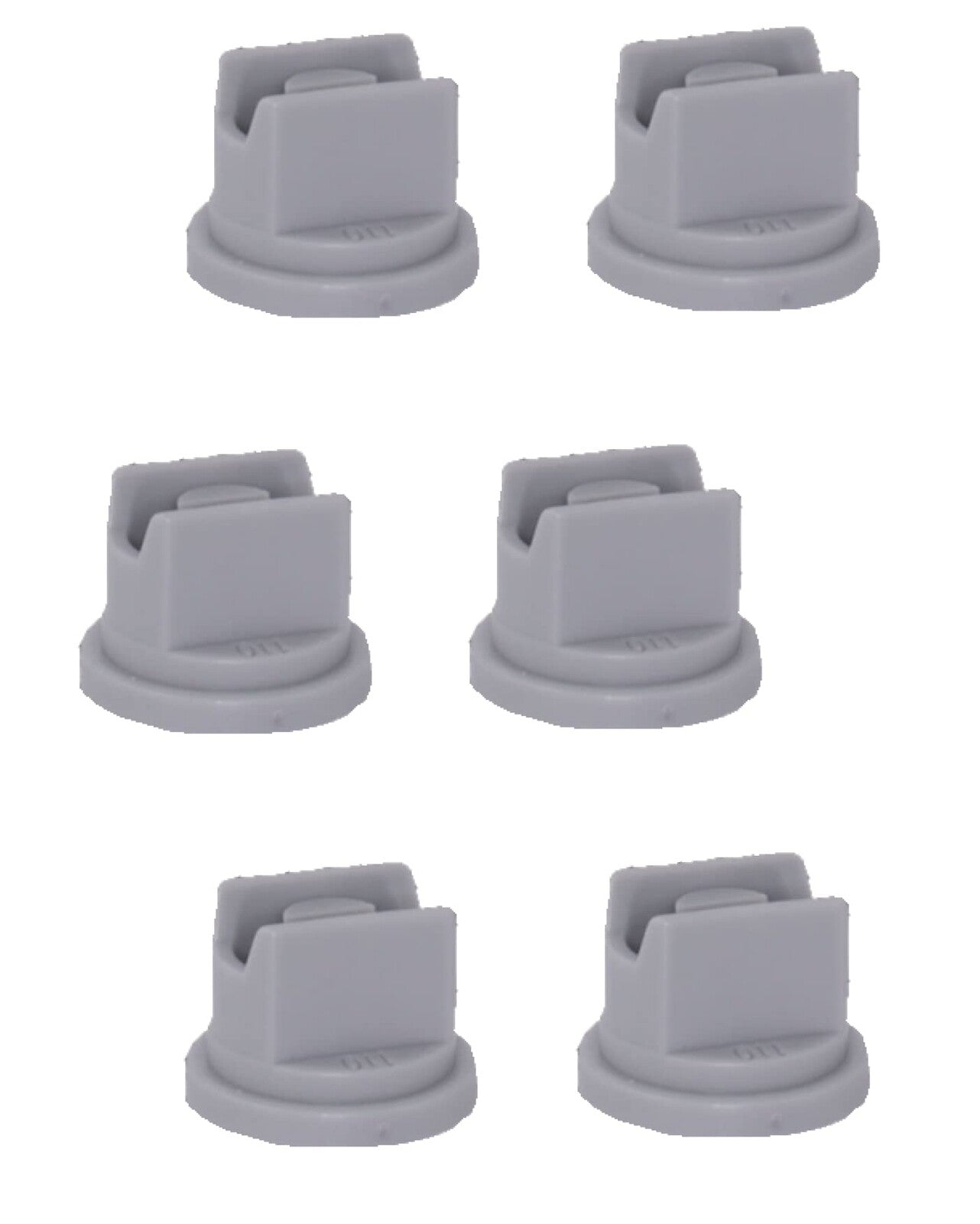 Pack of 6 - Greenleaf Spraymax Extended Range Gray Spray Tip 80° SMP8006