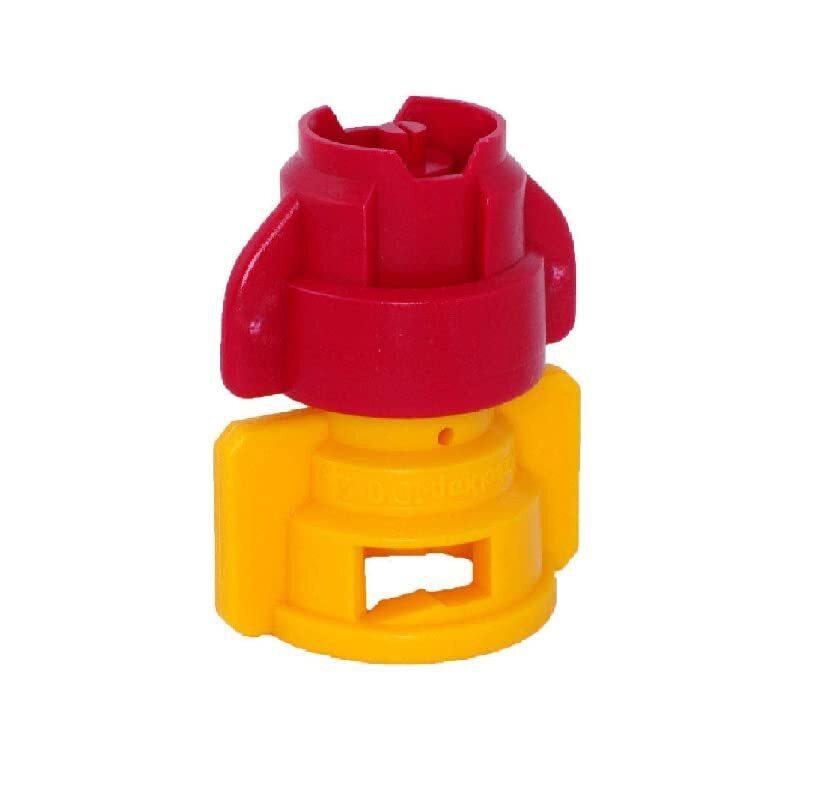 Greenleaf Medium Pressure TurboDrop XL Red/Yellow Poly Spray Nozzle 110°