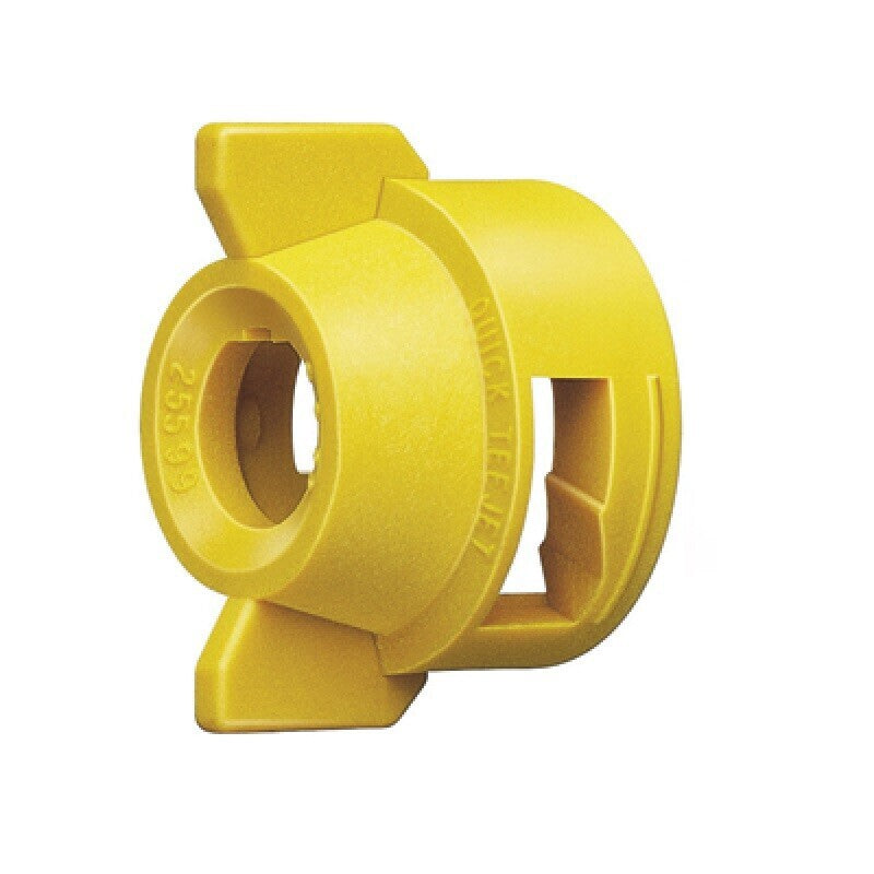 Pack of 50 - Quick TeeJet Yellow Nylon Cap For TK-V & TF-V Style Spray Tip
