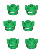 Pack of 6 - Quick TeeJet Green Nylon Cap For Flat, TP Standard & XR Style Tips