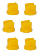 Pack of 6 - Greenleaf Spraymax Extended Range Yellow Spray Tip 110° SMP11002
