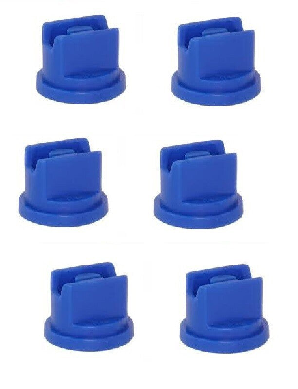 Pack of 6 - Greenleaf Spraymax Extended Range Blue Spray Tip 80° SMP8003