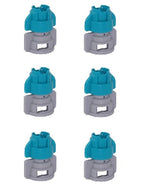Pack of 6 - Greenleaf Medium Pressure TurboDrop XL Teal/Gray Spray Nozzle 110°