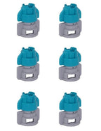 Pack of 6 - Greenleaf Medium Pressure TurboDrop XL Teal/Gray Spray Nozzle 110°