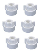 Pack of 6 - Quick TeeJet White Nylon Cap For TJ60, AI, SJ3, DGTJ & More