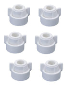 Pack of 6 - Quick TeeJet White Nylon Cap For TJ60, AI, SJ3, DGTJ & More