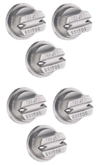 Pack of 6 - TeeJet SS Double Outlet Spray Tip 150° Rated 0.60 GPM @ 40 PSI