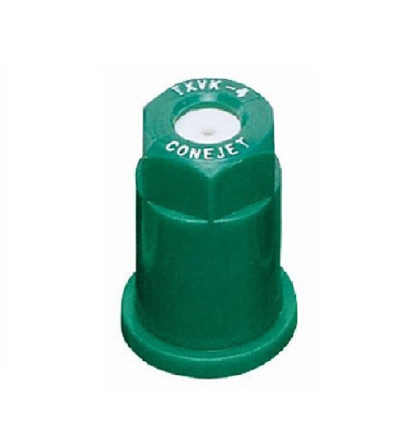 TeeJet ConeJet Hollow Cone Spray Tip 0.067 GPM @ 40 PSI Visiflo Green TX-VK4