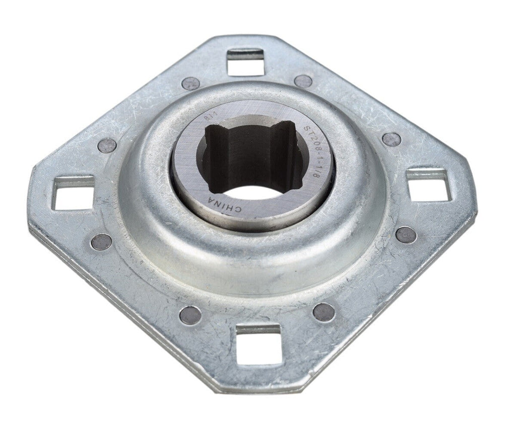 8 of Disc Harrow Bearing 1-1/8" Square Bore w/ 4 - 1/2" Bolt Holes & 4-3/4" OAL