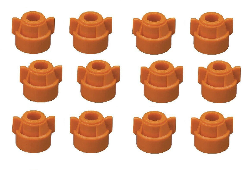 Pack of 12 - Quick TeeJet Orange Nylon Cap For TJ60, AI, SJ3 & More Style Tips