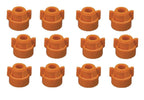 Pack of 12 - Quick TeeJet Orange Nylon Cap For TJ60, AI, SJ3 & More Style Tips