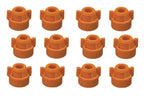 Pack of 12 - Quick TeeJet Orange Nylon Cap For TJ60, AI, SJ3 & More Style Tips