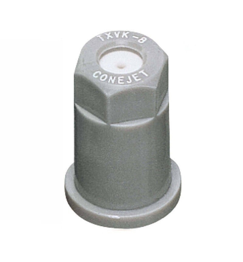 TeeJet ConeJet Hollow Cone Spray Tip 0.133 GPM @ 40 PSI Visiflo Gray TX-VK8