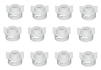 Pack of 12 - Quick TeeJet White Nylon Cap For Flat, TP Standard & XR Style Tips