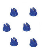 Pack of 6 - TeeJet Flat Spray Tips Blue 110° Polymer w/ SS Insert Visiflo