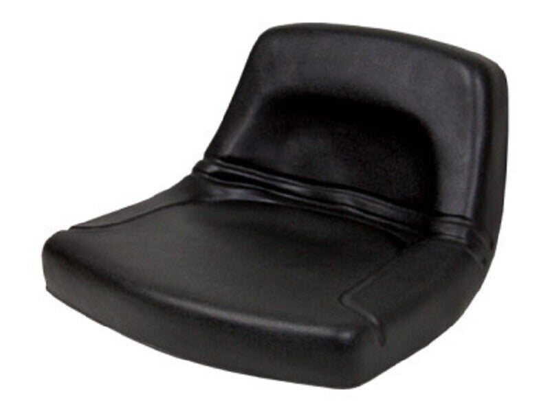 Replacement For Seat Low-Back Steel Pan Style 18" Wide x 10-1/2" Tall - Black