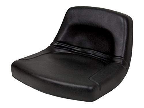Replacement For Seat Low-Back Steel Pan Style 18" Wide x 10-1/2" Tall - Black