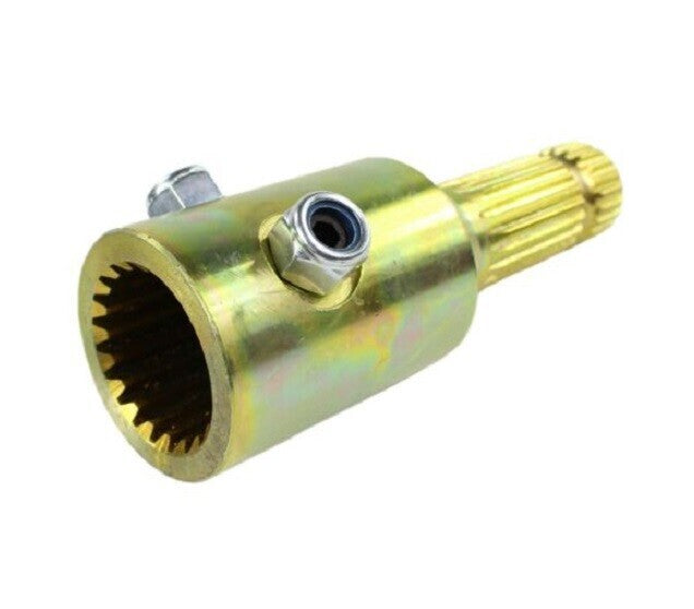 PTO Adapter 1-3/4" 20 Spline Female x 1-3/8" 21 Spline Male - Extends PTO 4-1/2"