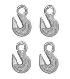 Pack of 4 - 3/8" Chain Grab Hook Grade 30 w/ 2,650 LB Load Limit 07209