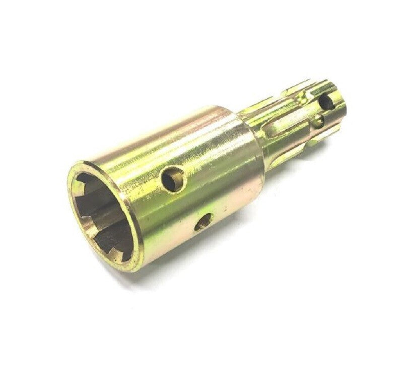 PTO Adapter 1-3/8" 6 Spline Female x 1-1/8" 6 Spline Male - Extends PTO 2-7/8"