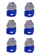 Pack of 6 - Greenleaf Medium Pressure TurboDrop XL Blue/Gray Spray Nozzle 110°
