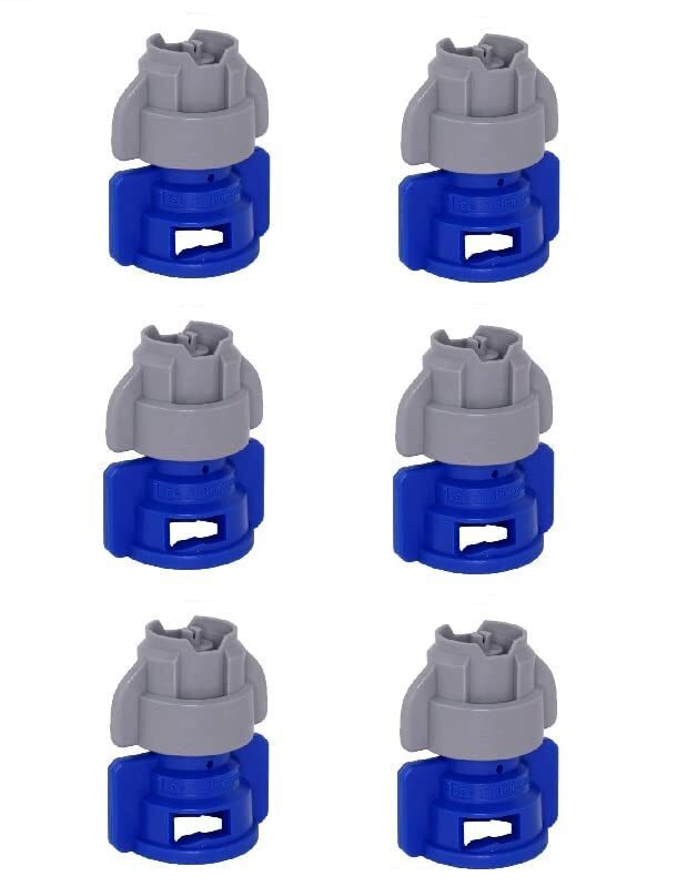 Pack of 6 - Greenleaf Medium Pressure TurboDrop XL Blue/Gray Spray Nozzle 110°