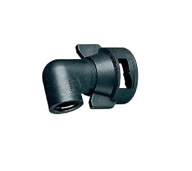 90° Quick Cap Adapter 1/4" FPT & Gasket x 300 Max PSI QJ4676-90-1/4-NYR